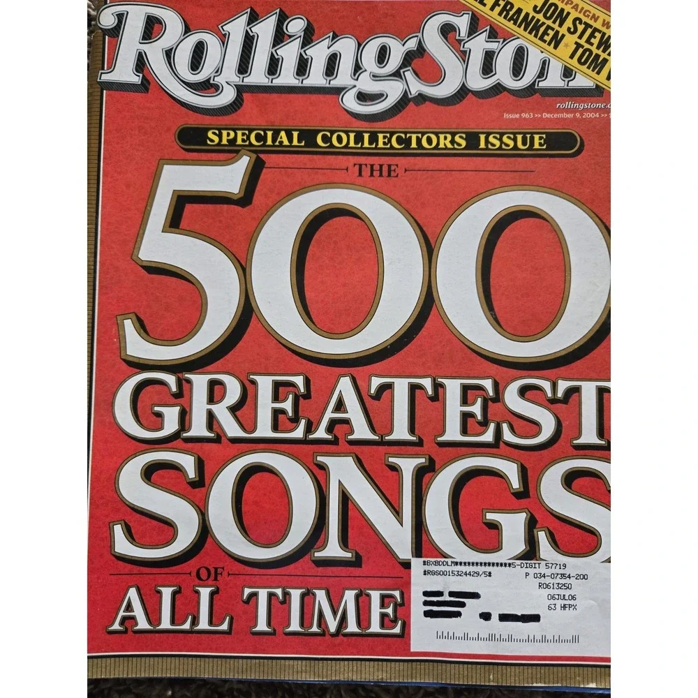 Rolling Stone Magazine #963 500‎ Greatest Songs Of All Time December 9 2004
